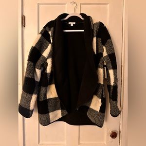SONOMA Buffalo Plaid cardigan.